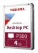 4TB TOSHIBA 5400RPM P300 SATA3 128MB HDWD240UZSVA