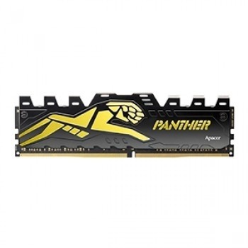 Apacer Panther Black-Gold 16GB 1x16GB 3200Mhz CL16 DDR4 Gaming Ram (AH4U16G32C08Y7GAA-1)
