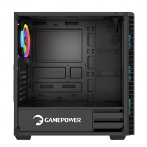 GAMEPOWER HORIZON RGB GAMING KASA MESH PANEL 750W