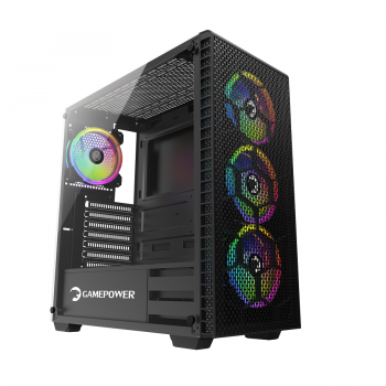 GAMEPOWER HORIZON RGB GAMING KASA MESH PANEL 750W