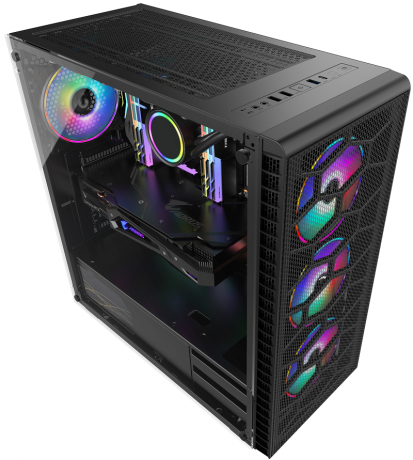 GAMEPOWER HORIZON RGB GAMING KASA MESH PANEL 750W