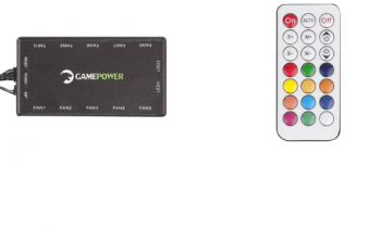 GAMEPOWER HORIZON RGB GAMING KASA MESH PANEL 550W