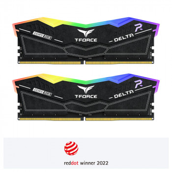 Team T-Force DELTA RGB Black 32GB 2x16GB 6600Mhz DDR5 CL34 Gaming Ram (FF3D532G6600HC34DC01)