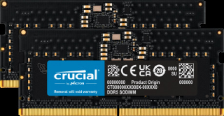 Crucial 64GB Kit (2x32GB) DDR5 4800MHz SODIMM CL40 NOTEBOOK RAM BELLEK CT2K32G48C40S5