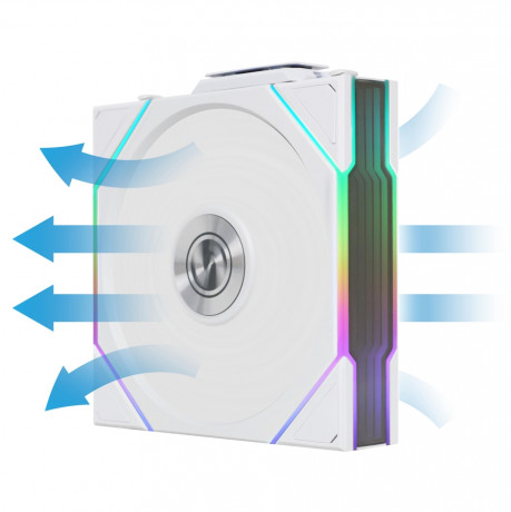 Lian Li UNI FAN REVERSE TL WIRELESS 1x120mm Beyaz Kasa Fanı (G99.12RTL1W1W.00)