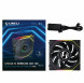 Lian Li UNI FAN TL WIRELESS LCD 1x120mm Siyah Kasa Fanı (G99.12TLLCD1W1B.00)
