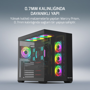 GAMEPOWER WARCRY PRISM 4XARGB FAN GAMING KASA 650W