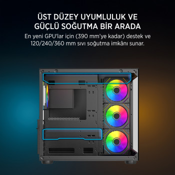 JAMES DONKEY STARK S800 4X ARGB BLACK KASA 750W