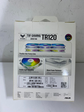 ASUS TUF TR120 120MM 3IN1 BEYAZ KASA FANI(OUTLET)