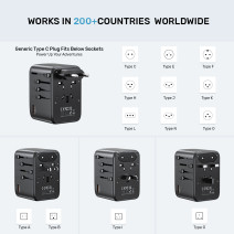 Unitek 65W Universal Travel Adaptör (P1122ABK)