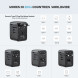 Unitek 65W Universal Travel Adaptör (P1122ABK)