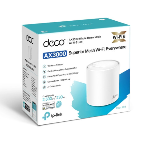 TP-LINK DECO X50 AX3000 EV Wi-Fi 6 SISTEMI